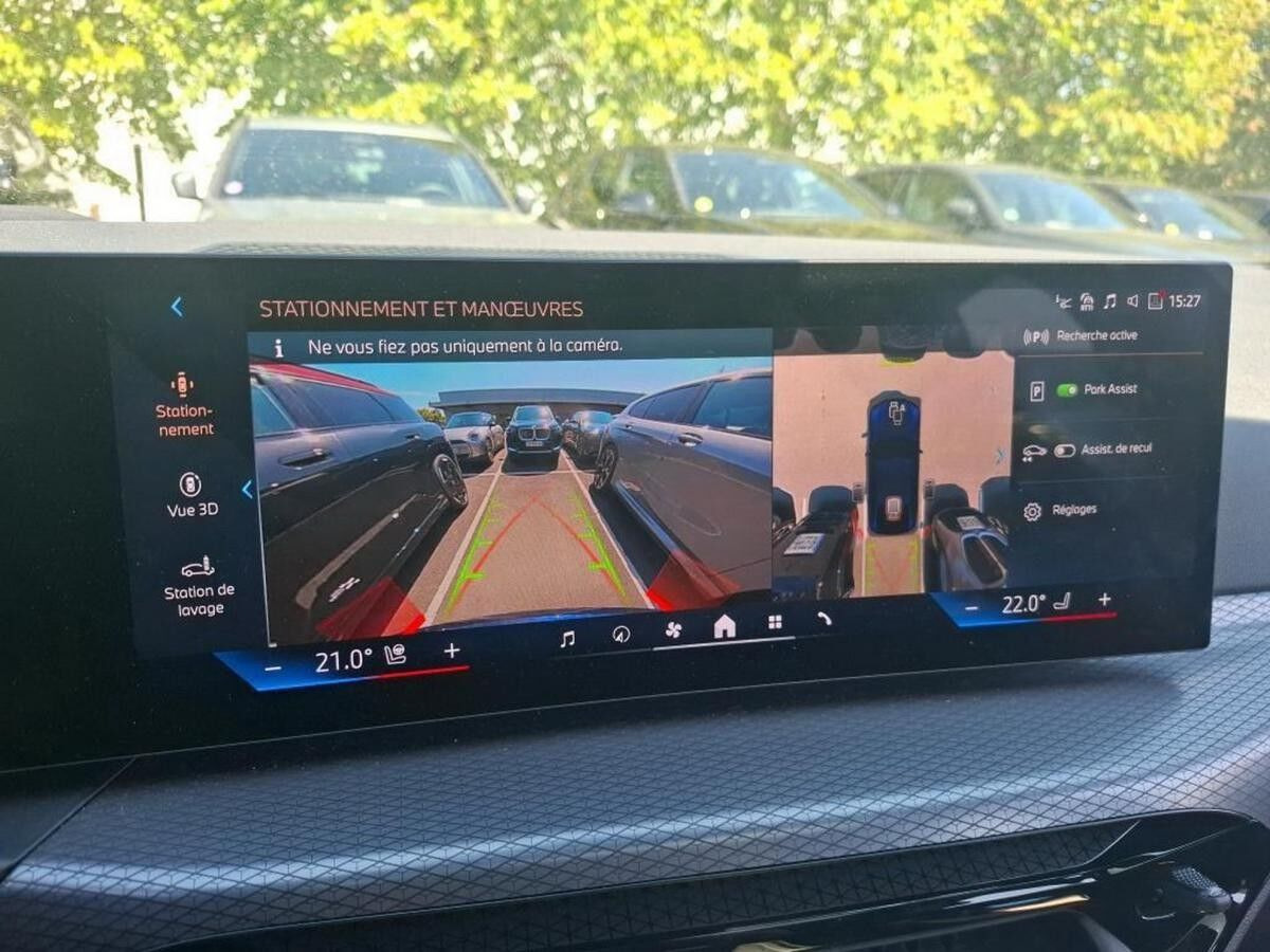 Blå BMW i4 fra 2026