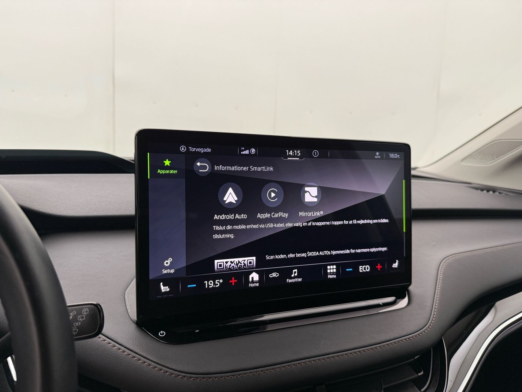Sort Skoda Enyaq fra 2021
