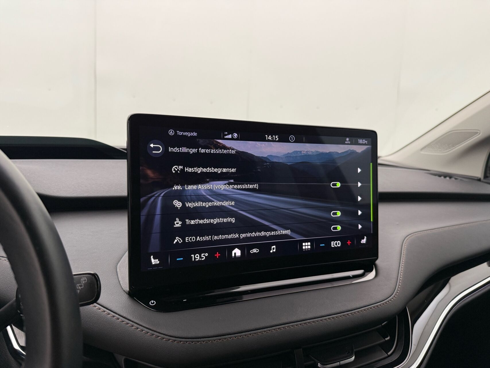 Sort Skoda Enyaq fra 2021