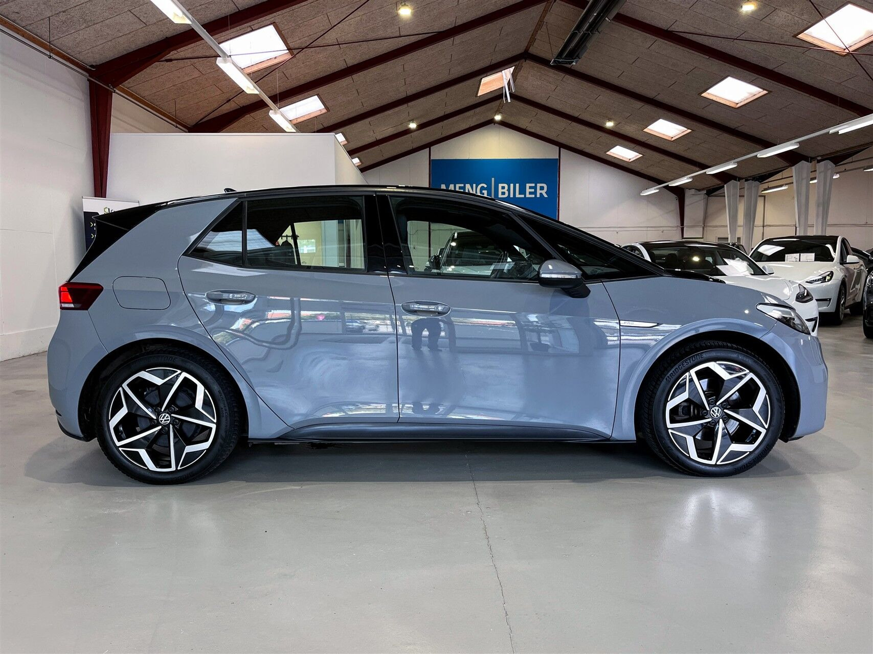 Grå VW ID.3 fra 2021