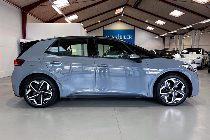 Grå VW ID.3 fra 2021