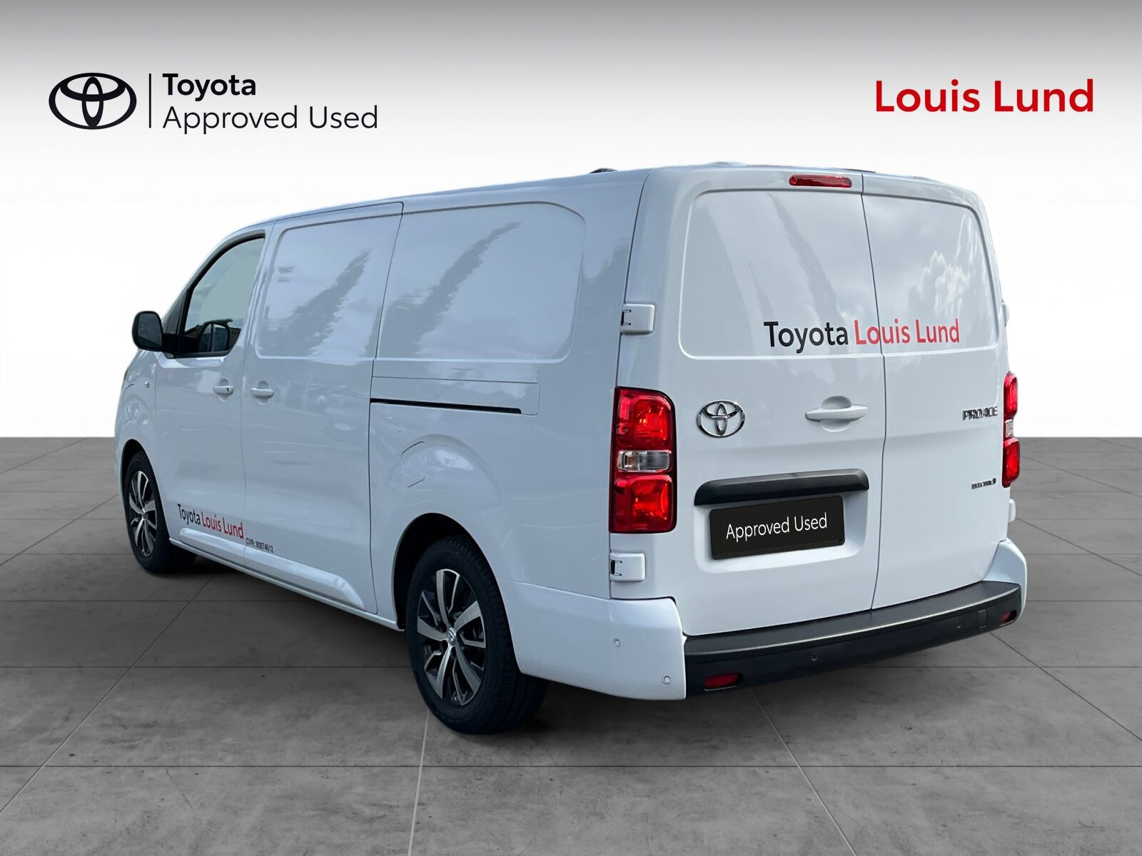 Hvid Toyota Proace Electric fra 2025
