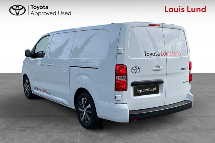 Hvid Toyota Proace Electric fra 2025