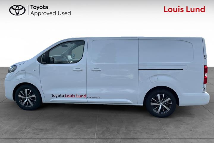 Hvid Toyota Proace Electric fra 2025