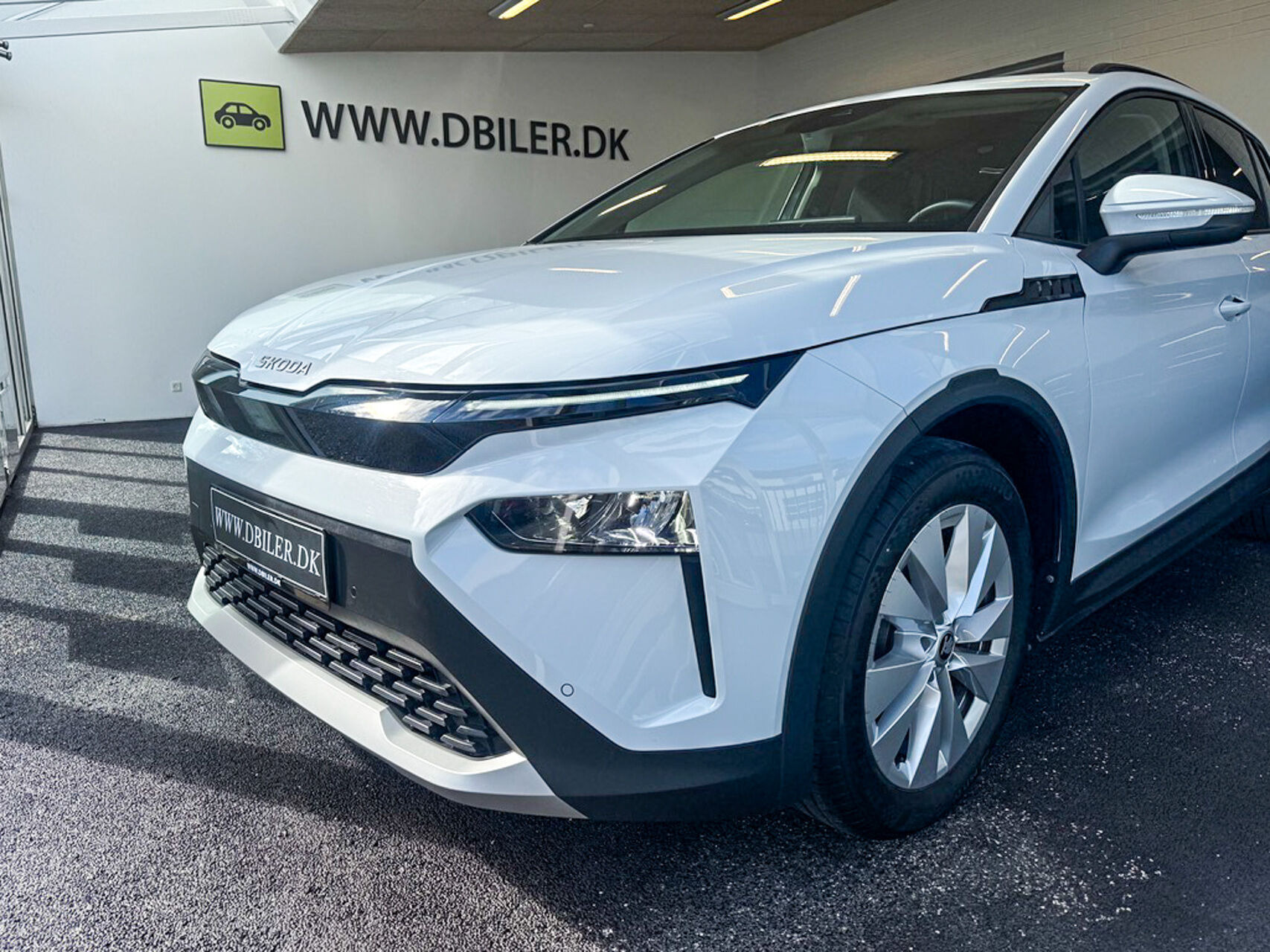 Hvid Skoda Elroq fra 2025