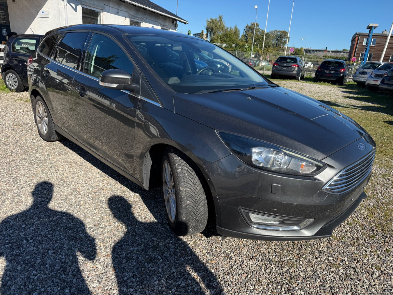 Grå Ford Focus fra 2017