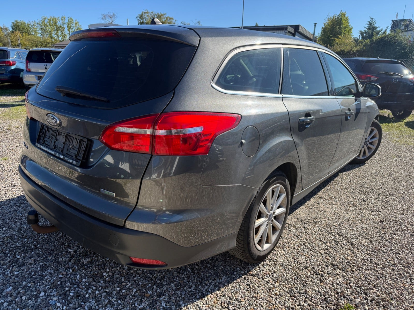 Grå Ford Focus fra 2017