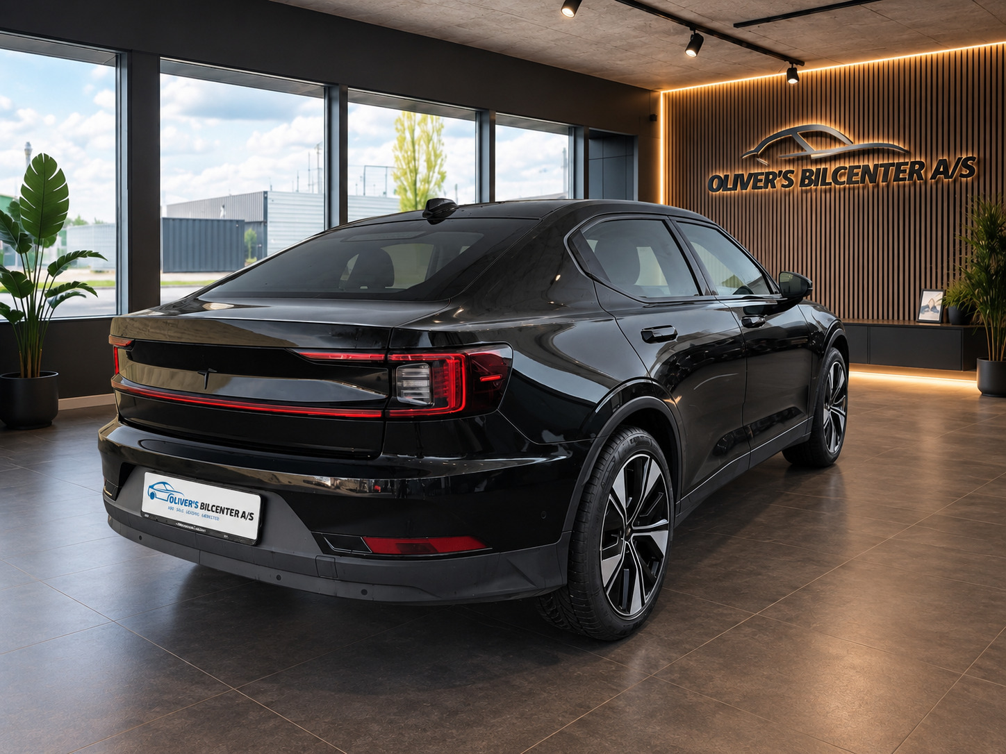 Sort Polestar 2 fra 2023