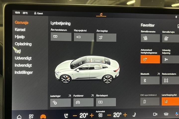 Hvid Polestar 4 fra 2026