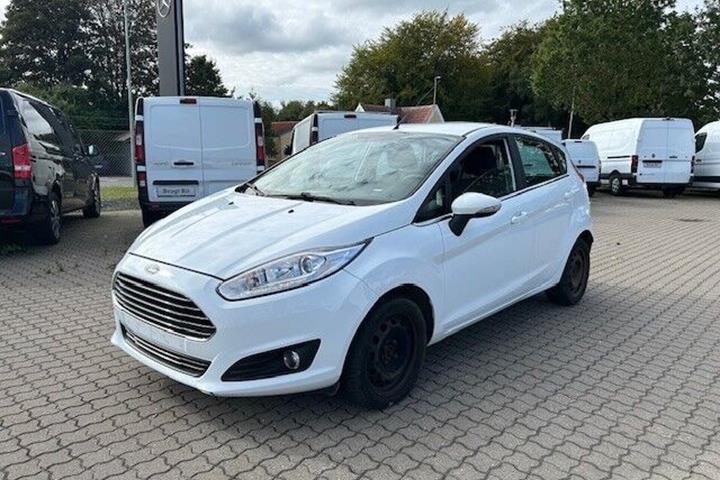 Hvid Ford Fiesta fra 2017
