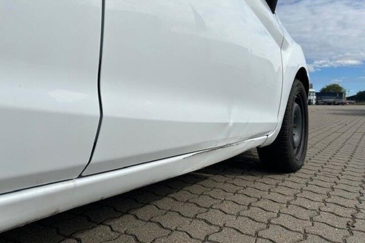 Hvid Ford Fiesta fra 2017