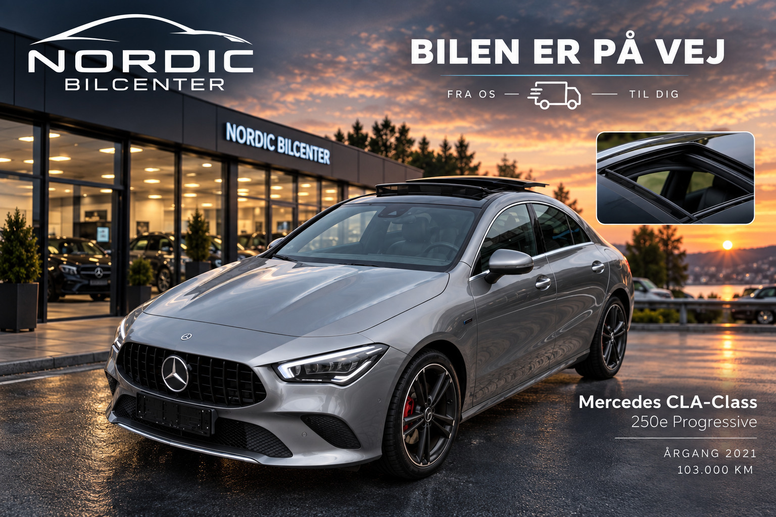 Mercedes CLA250 e 1,3 Progressive Line Coupé aut.