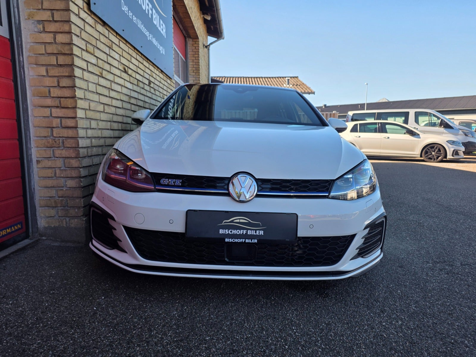 Hvid VW Golf VII fra 2018