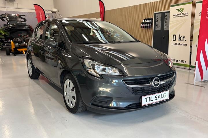Grå Opel Corsa fra 2018