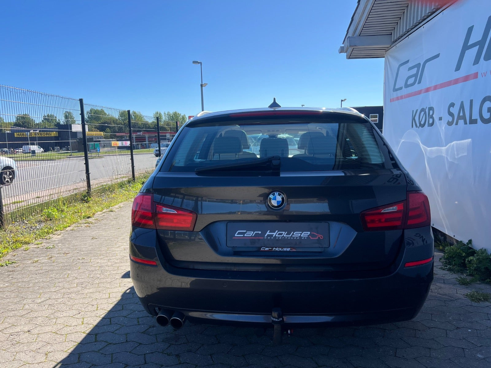 Brun BMW 525d fra 2012