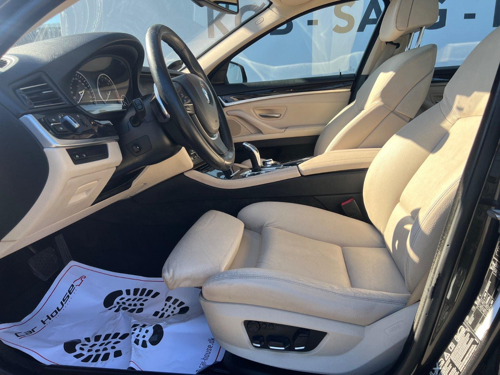Brun BMW 525d fra 2012