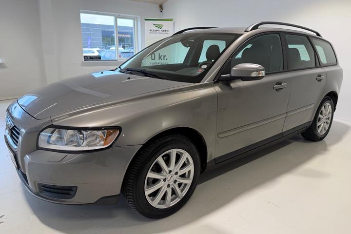 Sølv Volvo V50 fra 2009