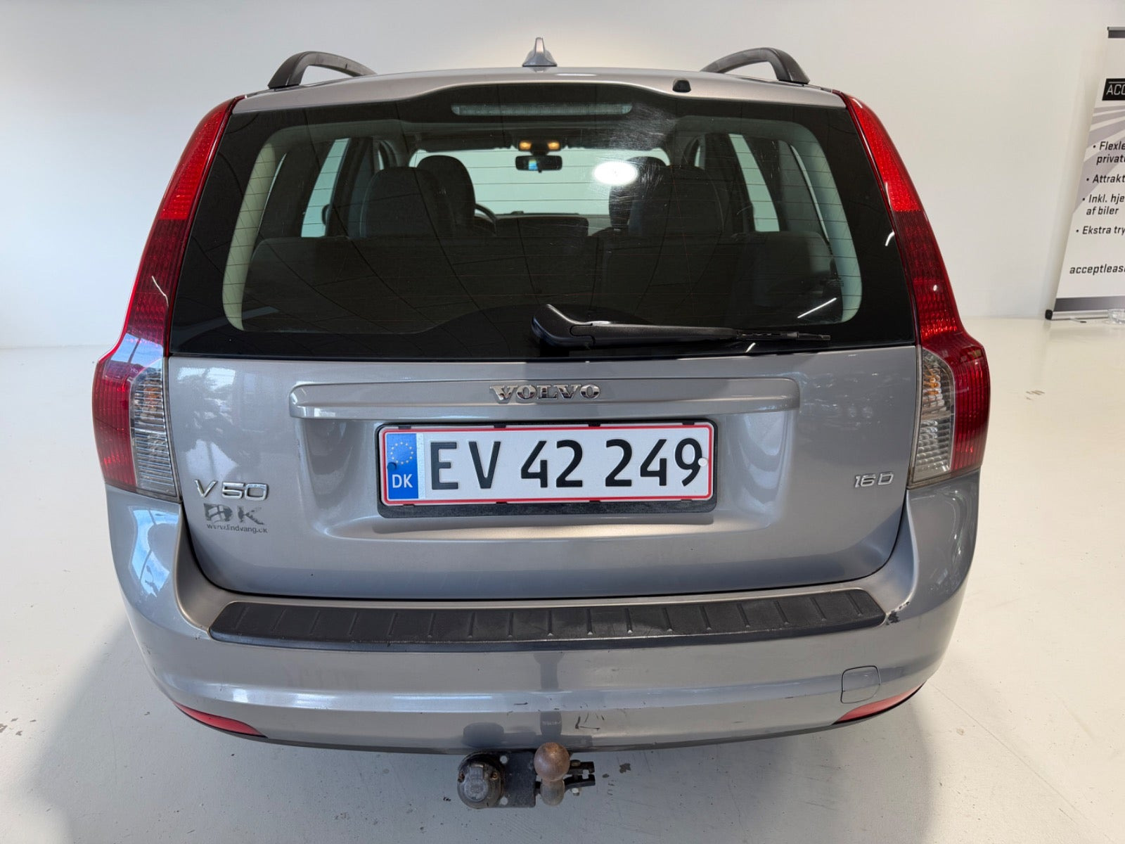 Sølv Volvo V50 fra 2009