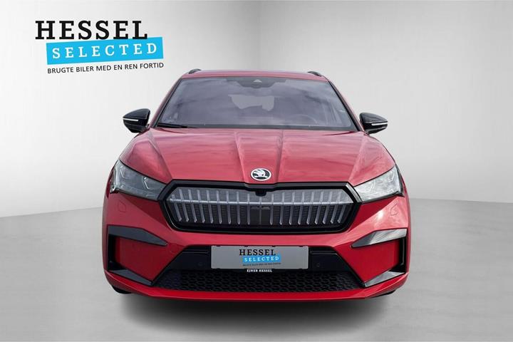 Rød Skoda Enyaq fra 2024