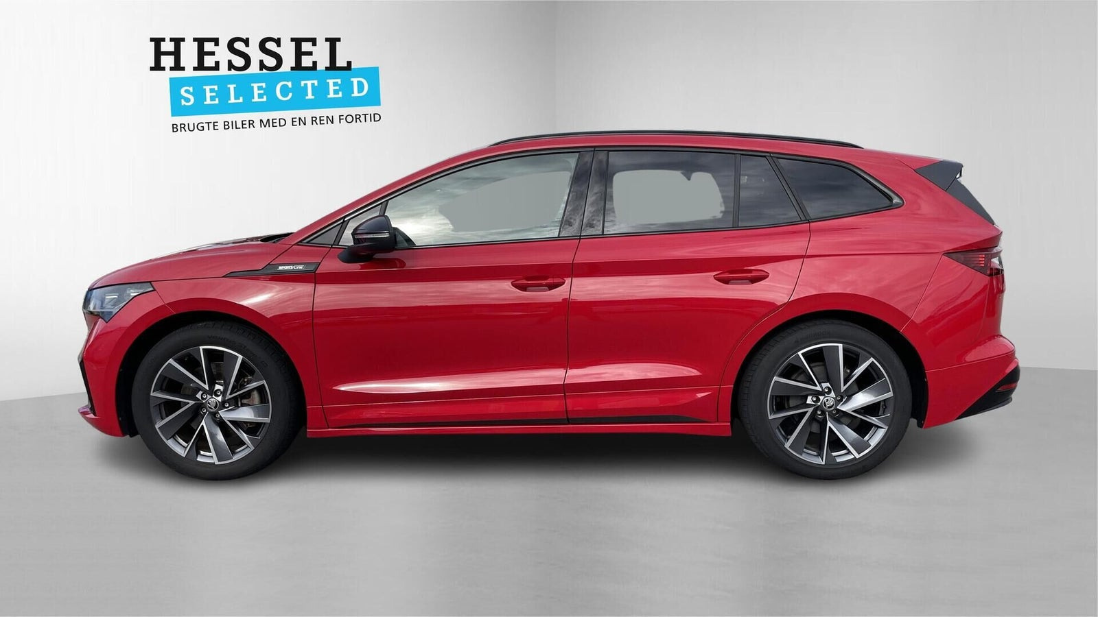 Rød Skoda Enyaq fra 2024