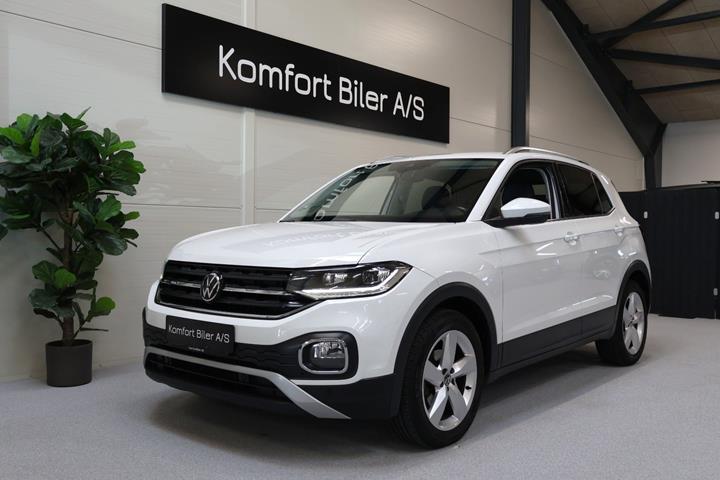 Hvid VW T-Cross fra 2021