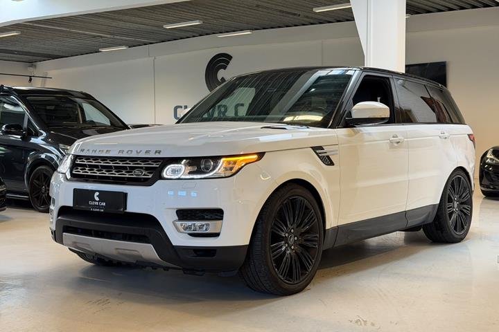 Hvid Land Rover Range Rover sport fra 2017