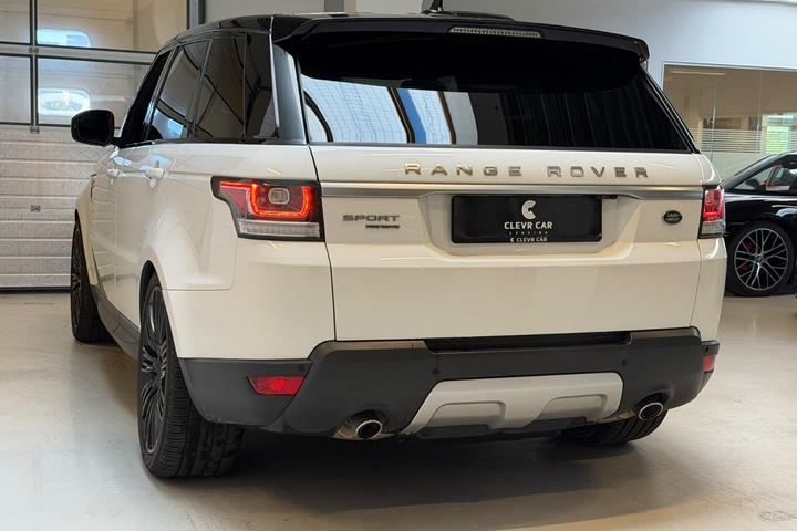 Hvid Land Rover Range Rover sport fra 2017