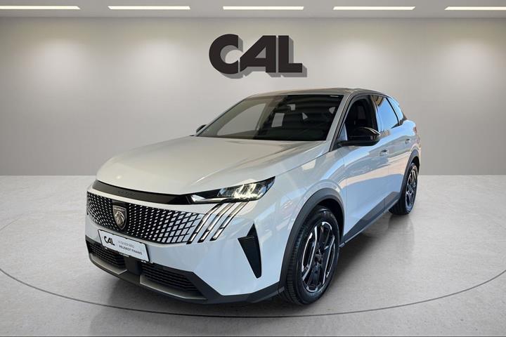 Hvid Peugeot e-3008 fra 2025