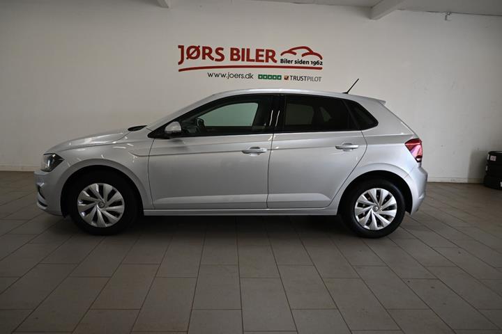 Sølv VW Polo fra 2018