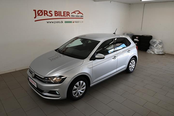 Sølv VW Polo fra 2018