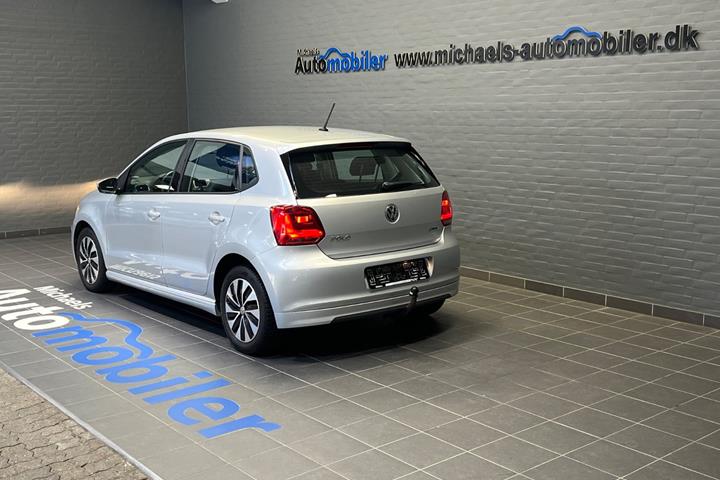 Sølv VW Polo fra 2017