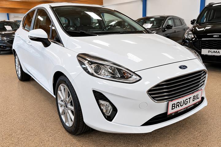 Hvid Ford Fiesta fra 2018