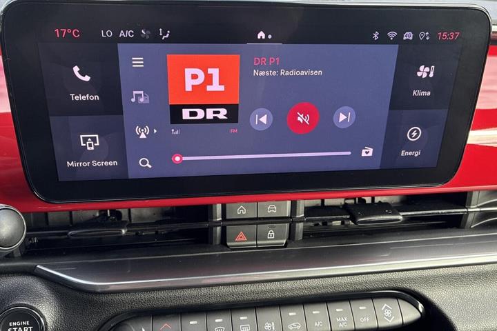 Rød Fiat 600e fra 2024