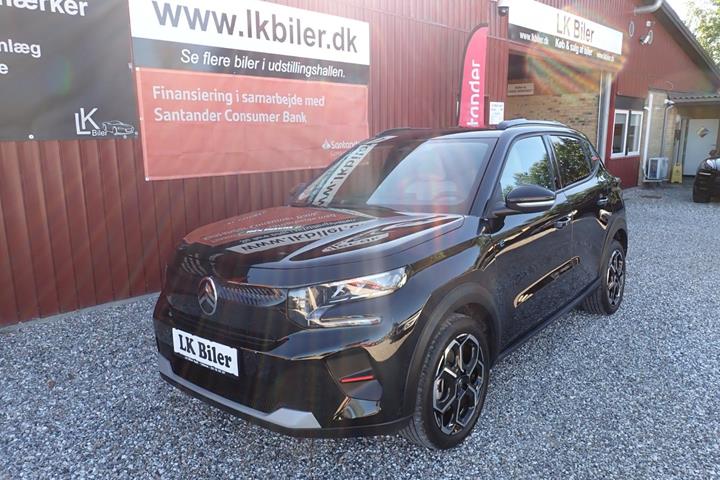 Sort Citroën ë-C3 fra 2024 set udefra