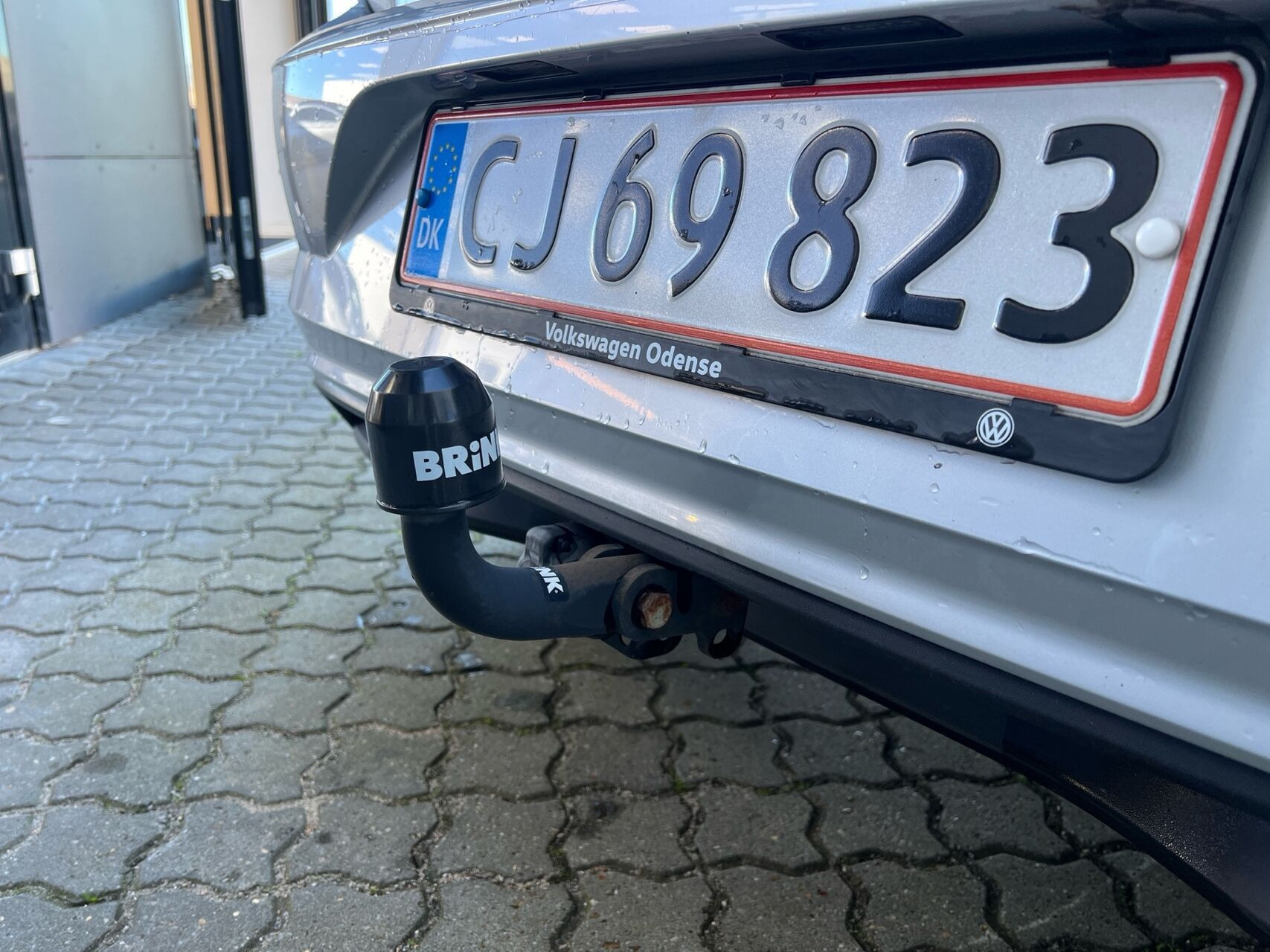 Grå VW Polo fra 2018