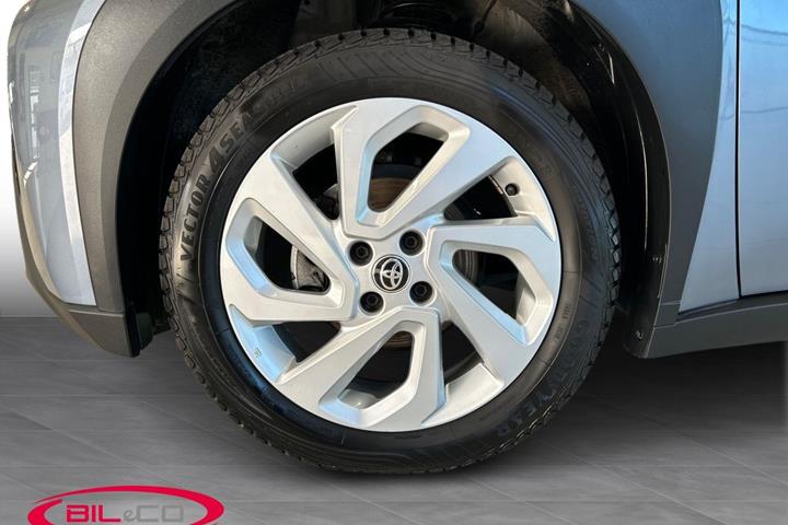 Grå Toyota Aygo X fra 2024