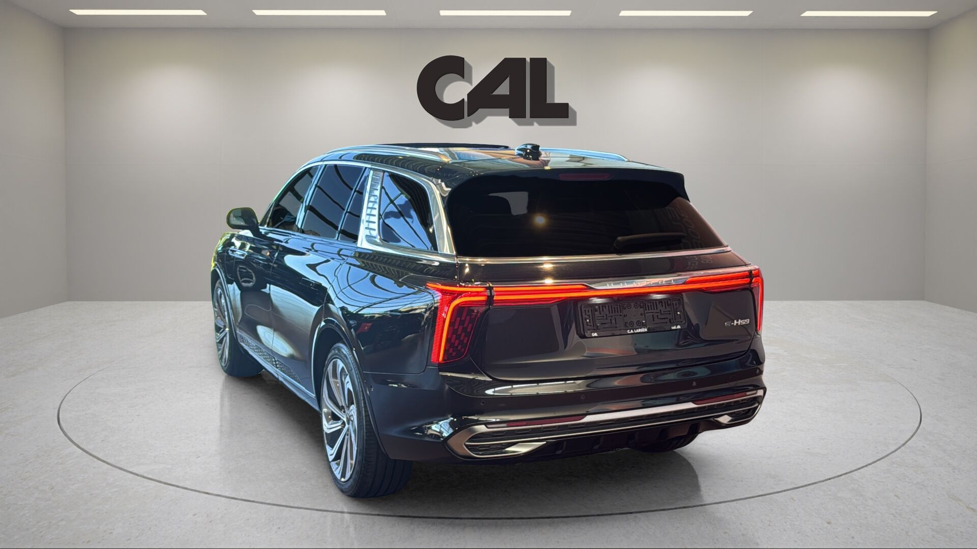 Sort Hongqi E-HS9 fra 2024