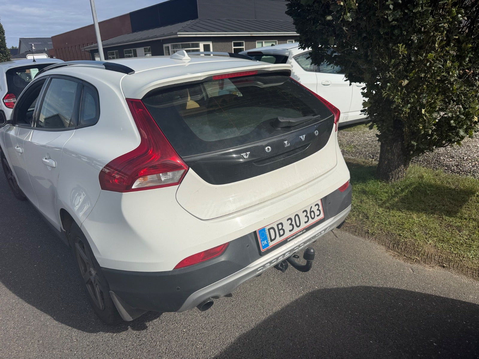 Hvid Volvo V40 CC fra 2018