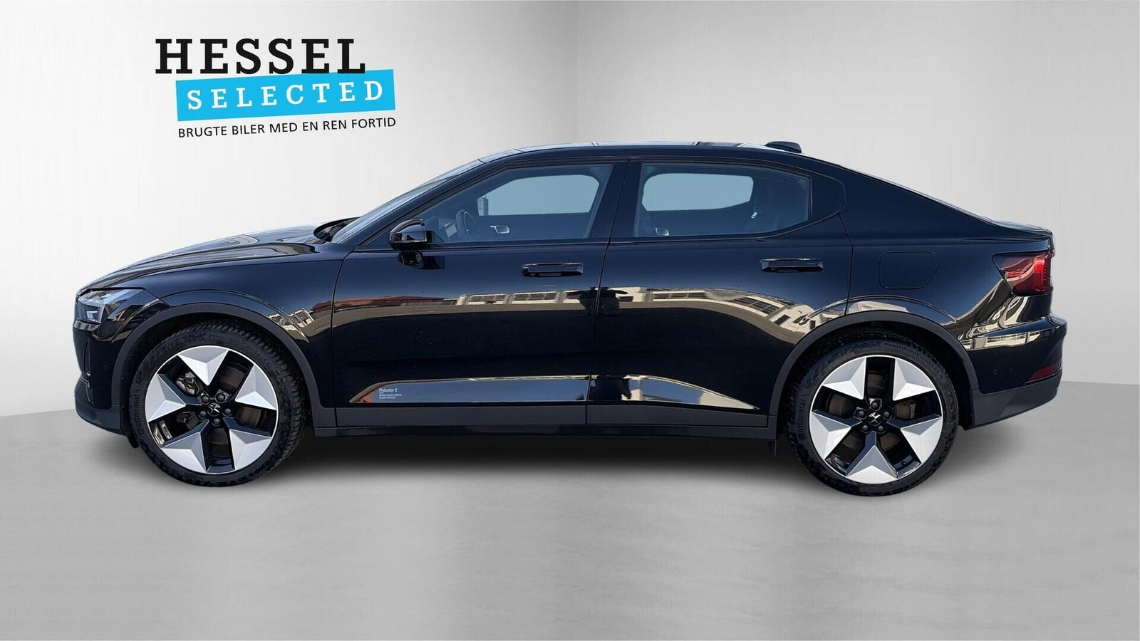 Sort Polestar 2 fra 2023
