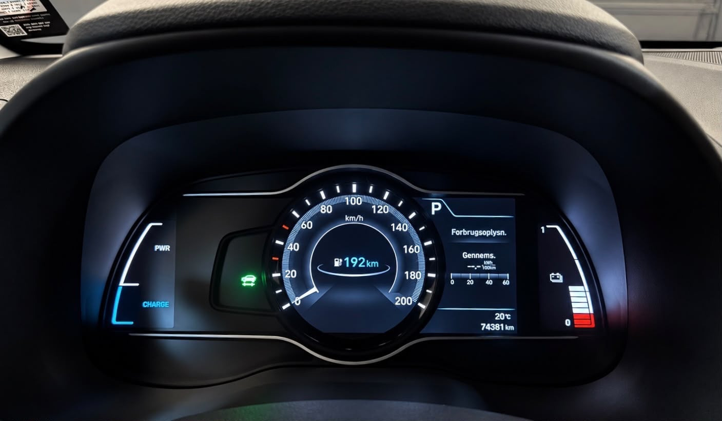 Grå Hyundai Kona fra 2021