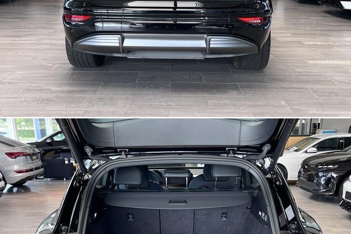 Sort Audi Q6 e-tron fra 2025