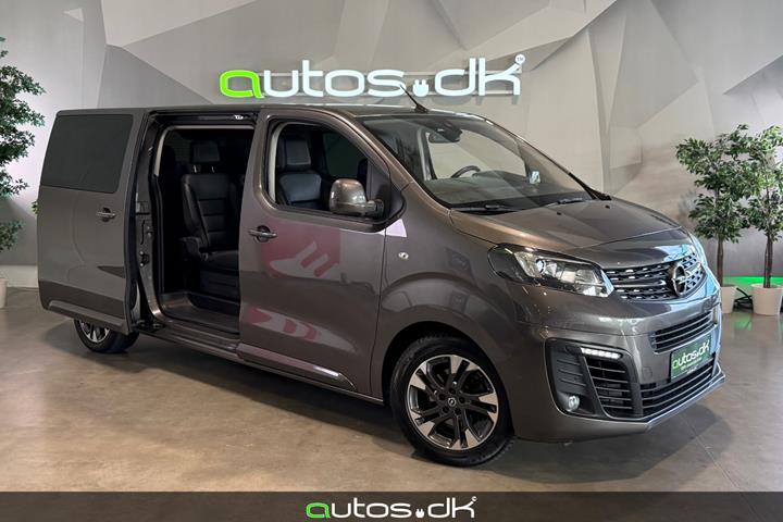 Grå Opel Zafira-e Life fra 2021