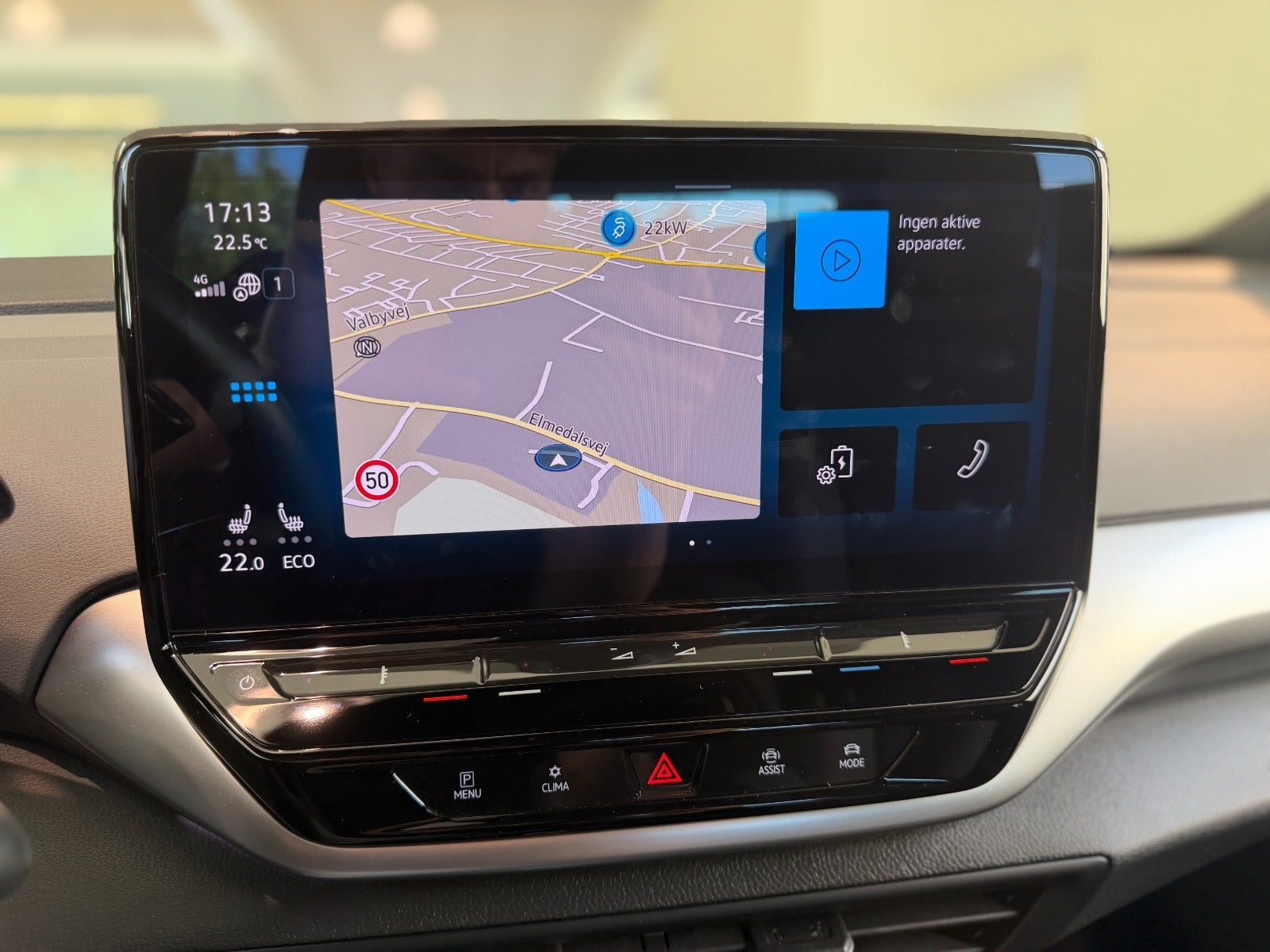 Grå VW ID.4 fra 2023