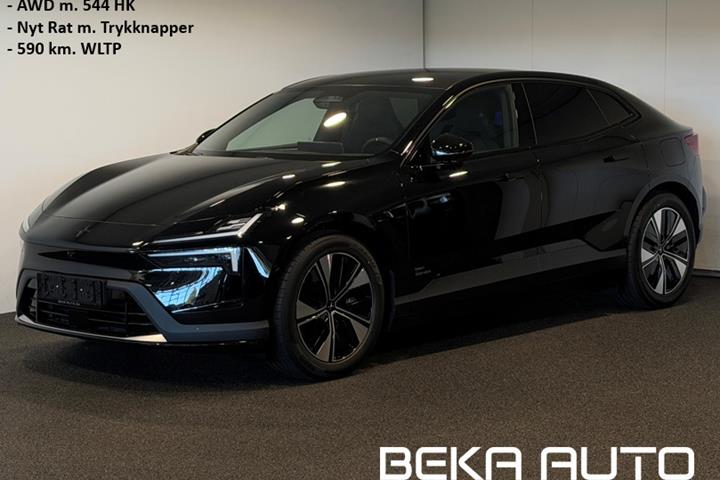 Sort Polestar 4 fra 2026