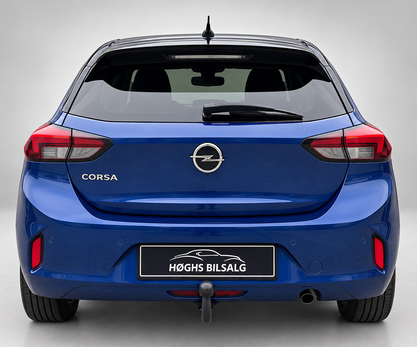 Blå Opel Corsa fra 2020