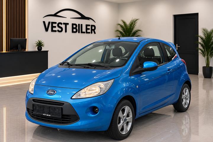 Blå Ford Ka fra 2012