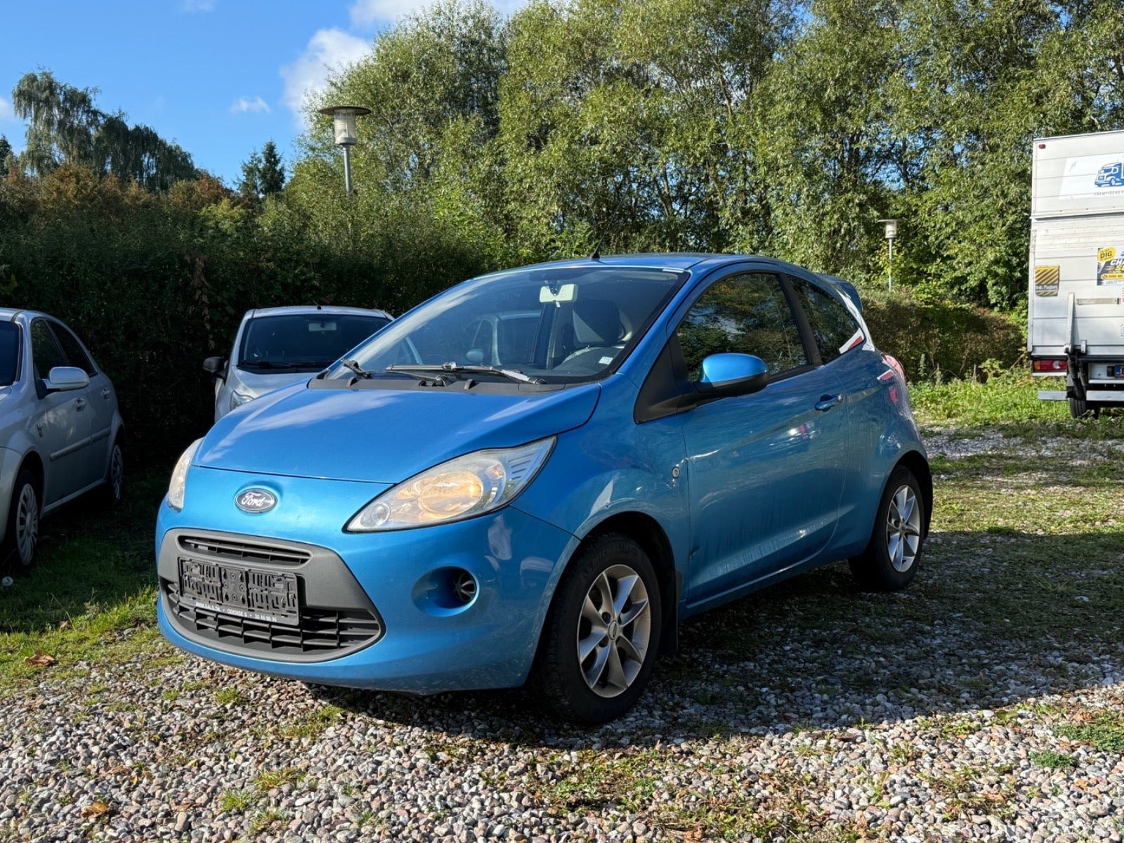 Blå Ford Ka fra 2012