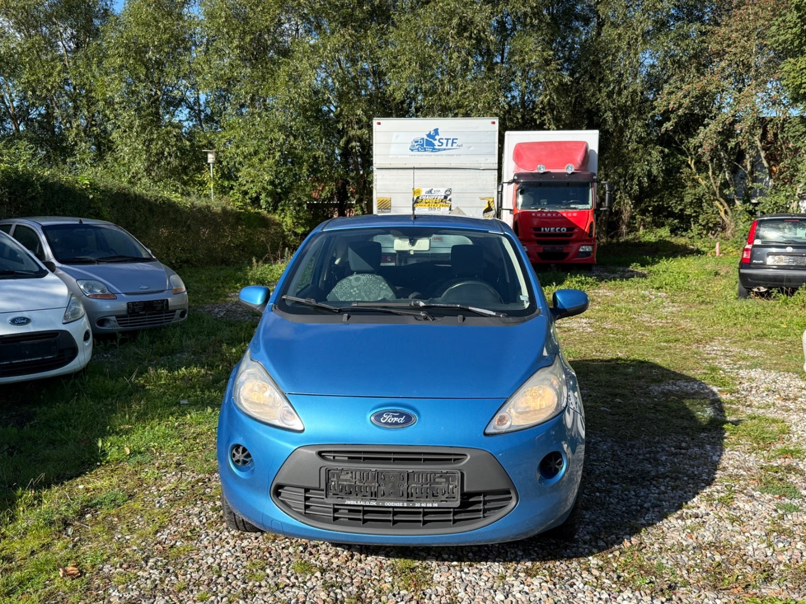 Blå Ford Ka fra 2012