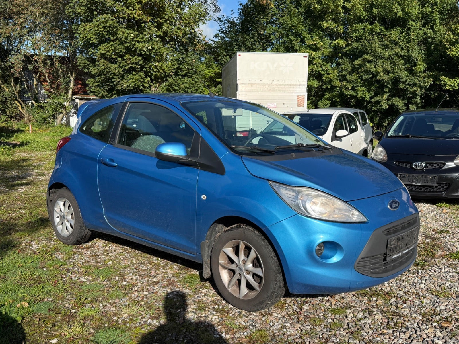Blå Ford Ka fra 2012