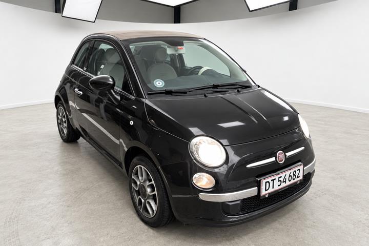Sort Fiat 500C fra 2012